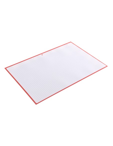Recambio antartik a4 80 hojas 90gr cuadro 5 mm 4 taladros 1 banda marco color rosa