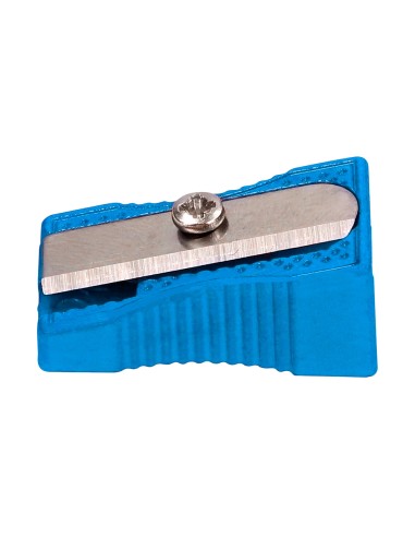 Sacapuntas liderpapel metalico cuña 1 uso color...