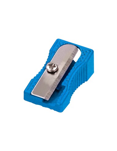 Sacapuntas liderpapel metalico cuña 1 uso color...