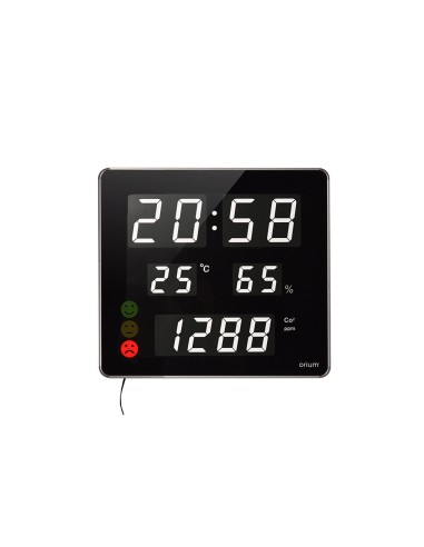 Reloj orium cep con medidor de co2 pantalla led...