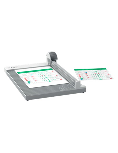 Cizalla de rodillo leitz precision office a4+ base madera plastificada longitud corte 381 mm capacidad de