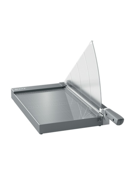 Cizalla de palanca leitz precision office pro a4+ base cristal longitud corte 381 mm capacidad de corte 25 hojas