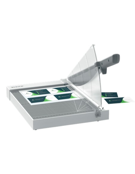 Cizalla de palanca leitz precision home office a4 base plastico longitud corte 380 mm capacidad de corte 10 hojas