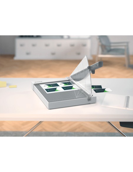 Cizalla de palanca leitz precision home office a4 base plastico longitud corte 380 mm capacidad de corte 10 hojas