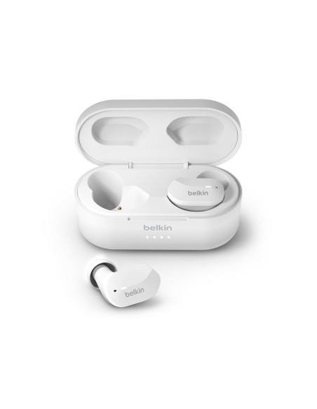 Auricular bluetooth belkin auc001btwh true wireless soundform color blanco
