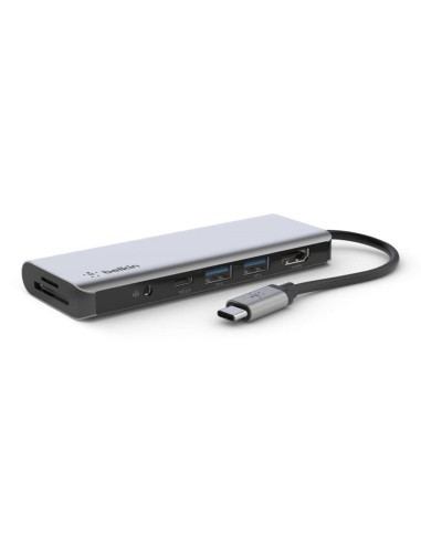 Adaptador belkin avc009btsgy hub usb-c 7 en 1...