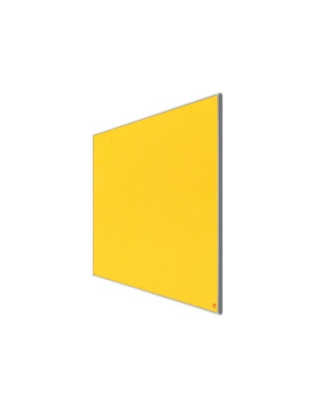 Tablero de anuncios nobo impression pro fieltro amarillo formato panoramico 55\" 1220x690 mm