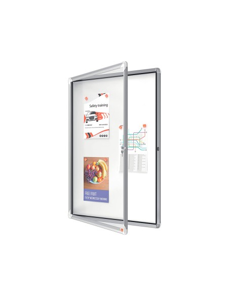 Vitrina de anuncios nobo premium plus magnetica 9 x din a4 1000x752x37 mm