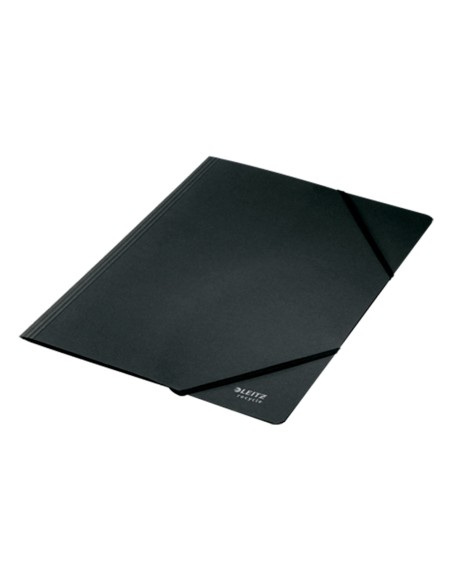Carpeta leitz recycle gomas din a4 carton reciclabe 100% negro
