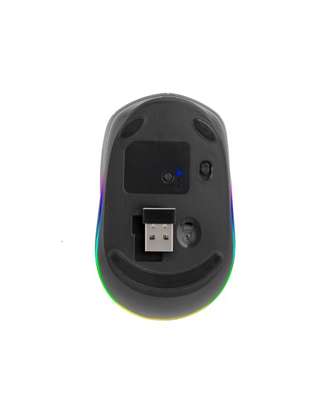 Raton ngs smog optico 1000/1600/2400 dpi inalambrico 3 botones receptor usb 2,4 ghz 15 modos