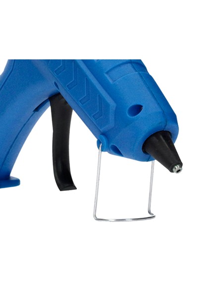 Pistola de silicona caliente liderpapel de 100 w con gatillo dispensador y 2 barras de repuesto de 11 mm