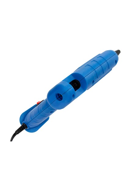 Pistola de silicona caliente liderpapel de 100 w con gatillo dispensador y 2 barras de repuesto de 11 mm