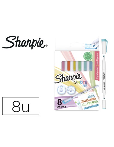 Rotulador sharpie s-note duo asst blister de 8...