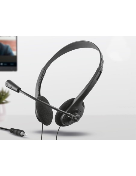 Auricular trust primo chat headset para pc y laptop longitud cable 1,8 m con microfono conexion jack 3.5