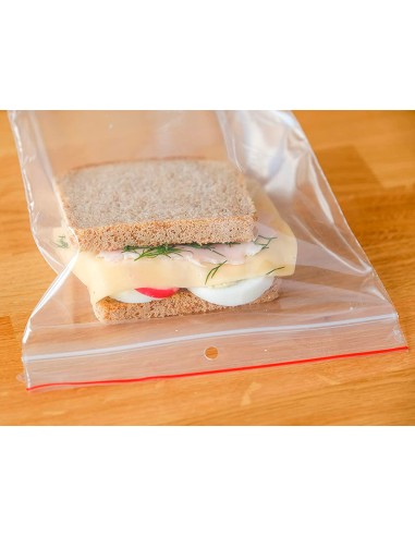 Bolsa plastico autocierre q-connect 275x450 mm...