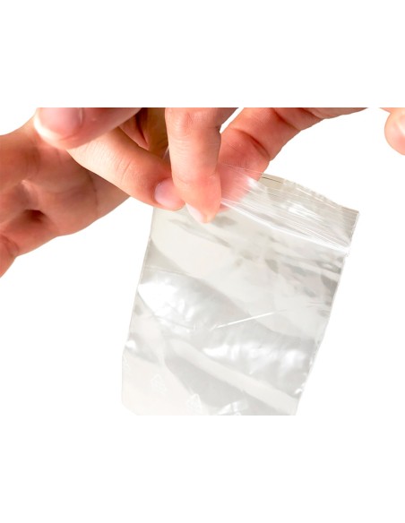 Bolsa plastico autocierre q-connect 40x60 mm paquete de 100 unidades