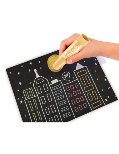 Set de dibujo carioca metallic pop up card...