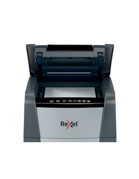 Destructora de documentos rexel optimum auto+ 100x eu capacidad 100 hojas particulas destruye grapas