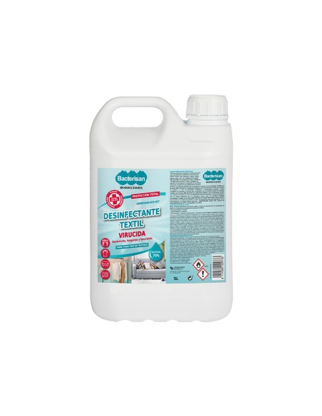 Desinfectante bacterisan germosan-nor bp7 virucida para textil garrafa de 5 litros