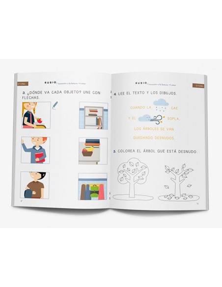 Cuaderno rubio iniciacion a la lectura + 4 años