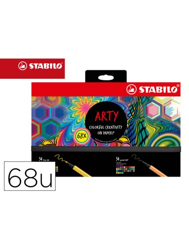 Rotulador stabilo acuarelable pen 68/88 arty...