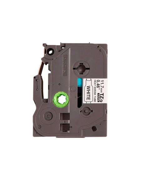 Cinta brother hse 231 termoretractible 11,7 mm negro/blanco