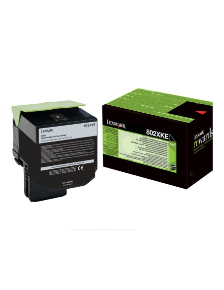 Toner laser lexmark 80c2xke negro 8000 paginas