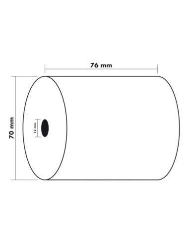 Rollo sumadora exacompta electro offset 76 mm x...