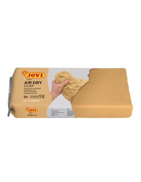 Pasta para modelar jovi air dry clay 250 g color ocre