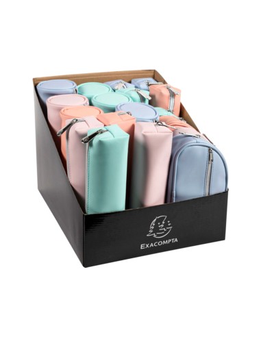 Bolso escolar exacompta aquarel goma 3 formas...