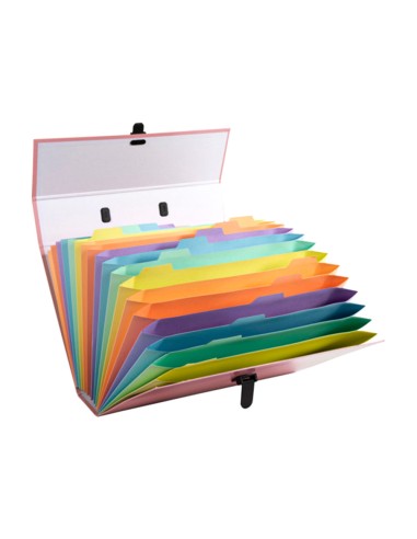 Maletin exacompta aquarel con fuelle carton...