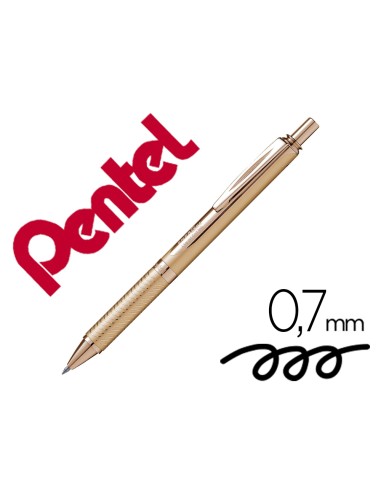 Boligrafo pentel energel bl407a-x retractil 0,7...