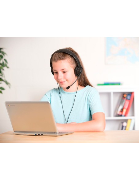 Auricular kensington hi-fi con microfono usb cable 180 cm