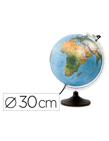 Globo terraqueo nova rico con luz uranio...