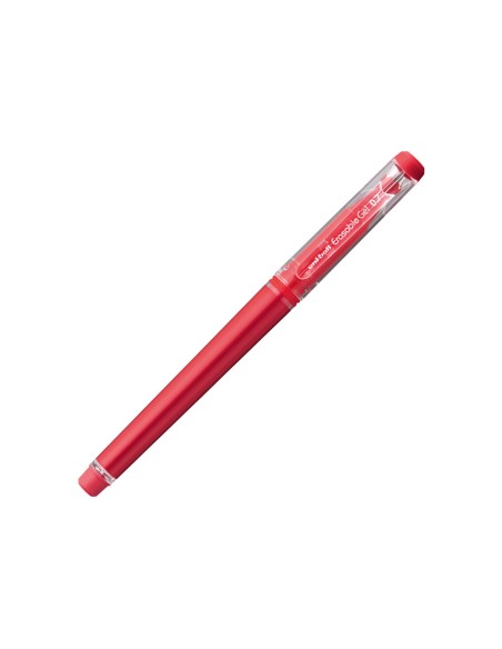 Rotulador uni-ball roller uf-222 tinta gel borrable 0,7 mm rojo