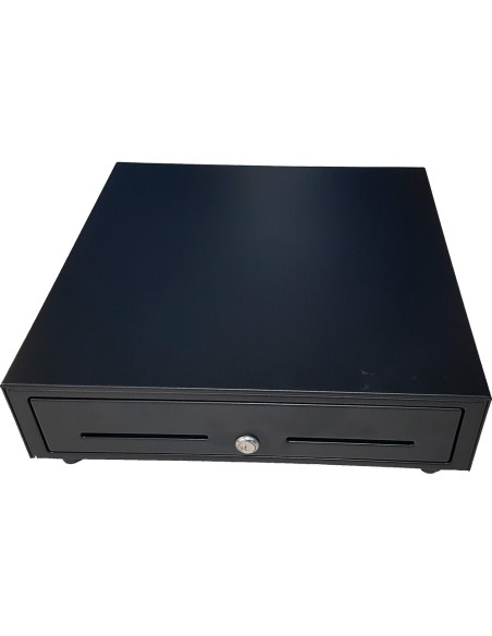 Cajon portamonedas 8 monederos 4 billeteros apertura electrica negro 410x415x110 mm