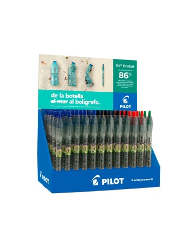 Boligrafo pilot ecoball plastico reciclado...