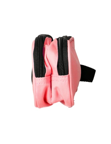 Estuche portatodo antartik doble cremallera color coral 210x60x80 mm