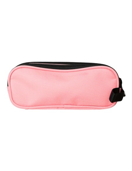 Estuche portatodo antartik doble cremallera color coral 210x60x80 mm