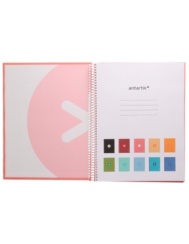 Cuaderno espiral a4 micro antartik tapa...
