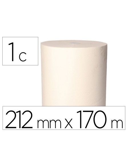 Papel secamanos bunzl greensou urce 1 capa celulosa blanca 212mm x 170m paquete de 6 con sistema autocorte
