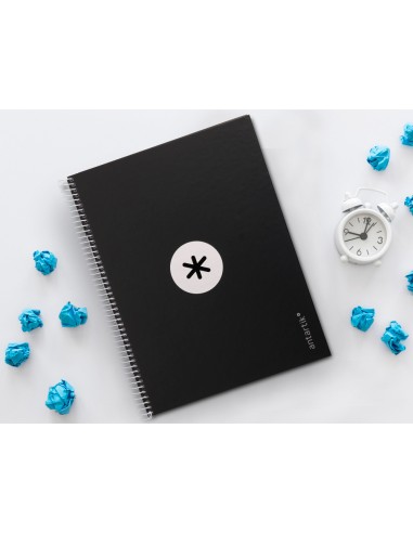 Cuaderno espiral a4 micro antartik tapa forrada...
