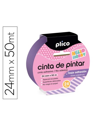 Cinta adhesiva plico para pintor baja adhesion...