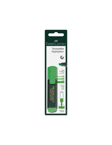 Rotulador faber castell fluorescente textliner...