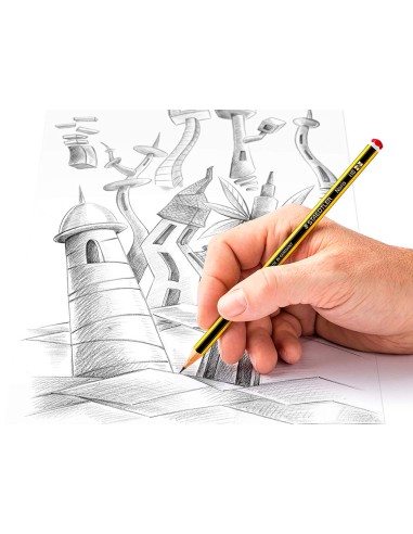 Lapices de grafito staedtler noris n.2 hb...
