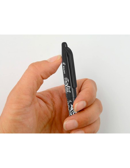 Boligrafo pilot frixion ball borrable 0,7 mm punta media negro en blister