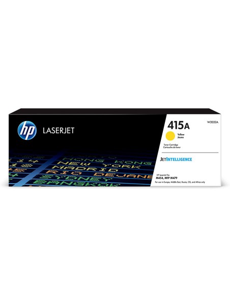 Toner hp 415a para hp color laserjet pro m454 mfp m479 amarillo 2100p