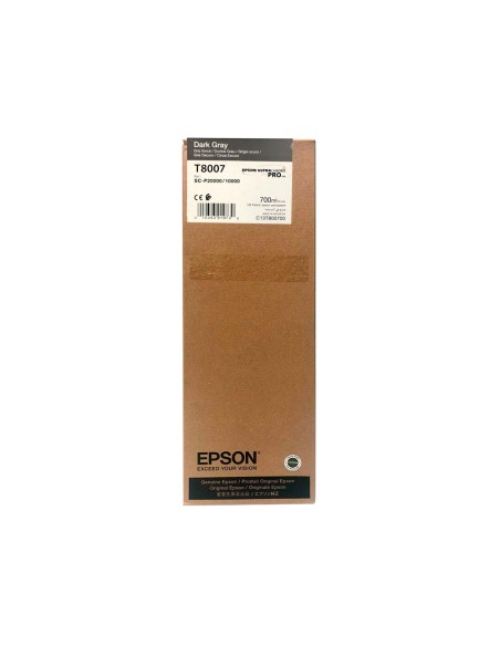 Ink-jet epson singlepack dark gray t800700 ultrachrome pro 700ml