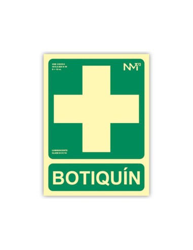 Pictograma archivo 2000 botiquin pvc verde...