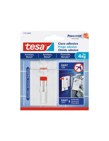 Clavo autoadhesivo tesa sujecion hasta 4 kg uso...